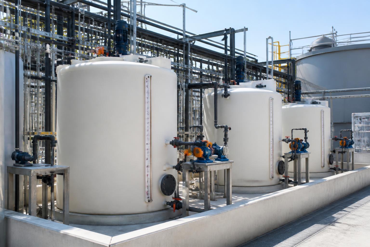 Chemikalienbehälter aus Kunststoff für Industrieanlagen: Welche Faktoren bereits in der Planung berücksichtigt werden müssen